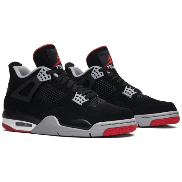 2019 Air Jordan 4 Retro OG 'Bred' 2019 Size 9 Excellent Condition - Picture 1 of 10
